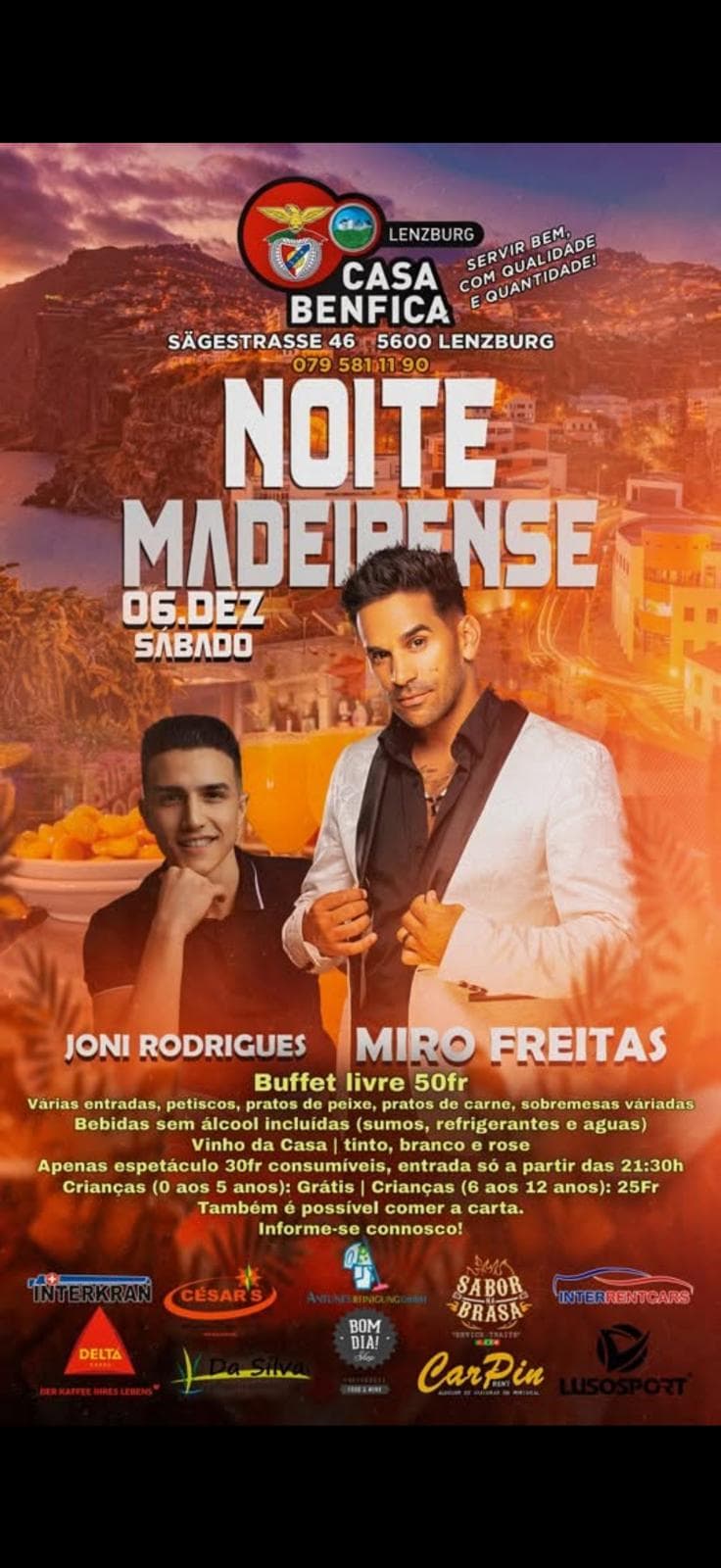 Noite Madeirense - Joni Rodrigues & Miro Freitas