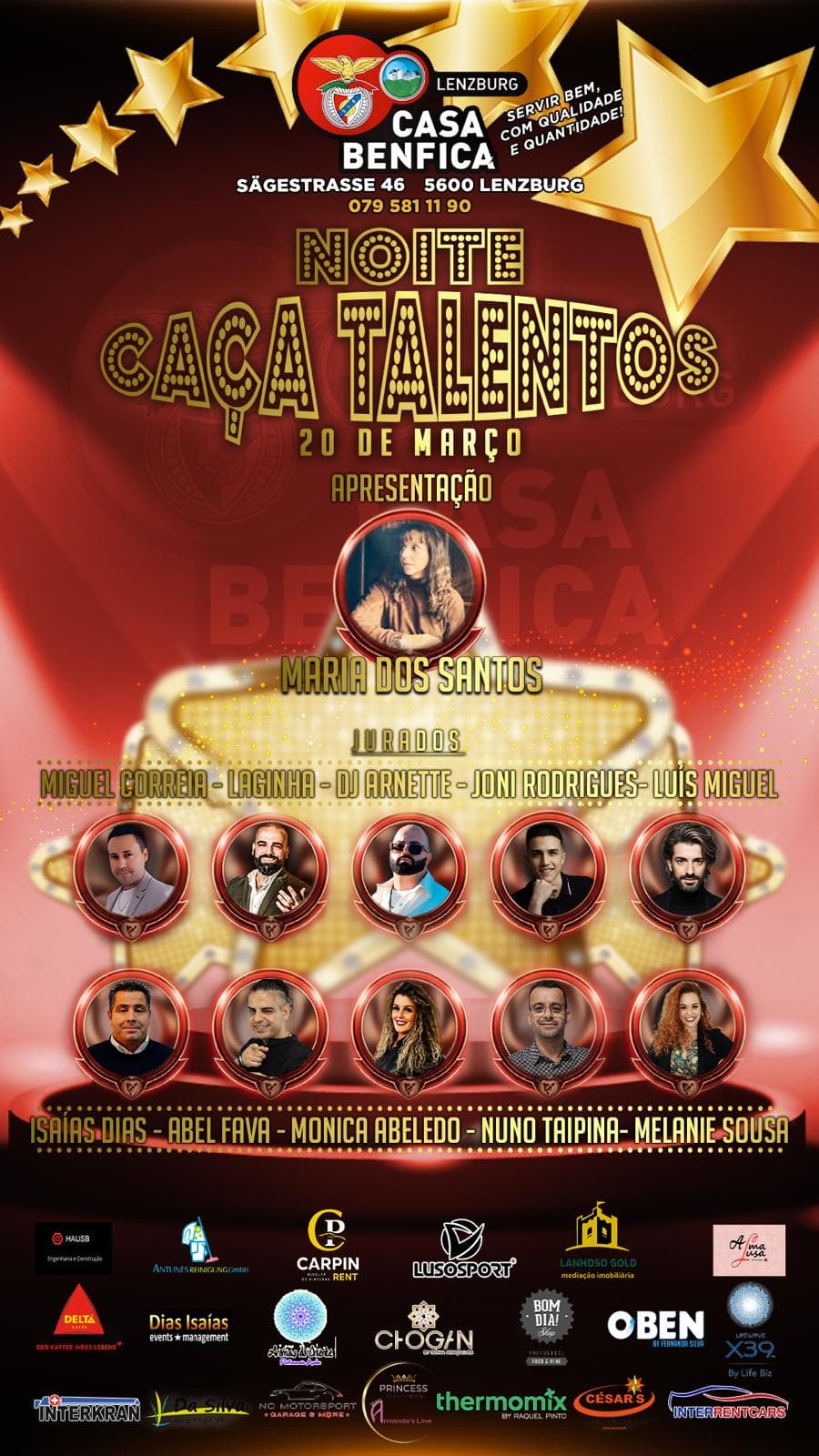 Cartaz do evento Noite Caça Talentos