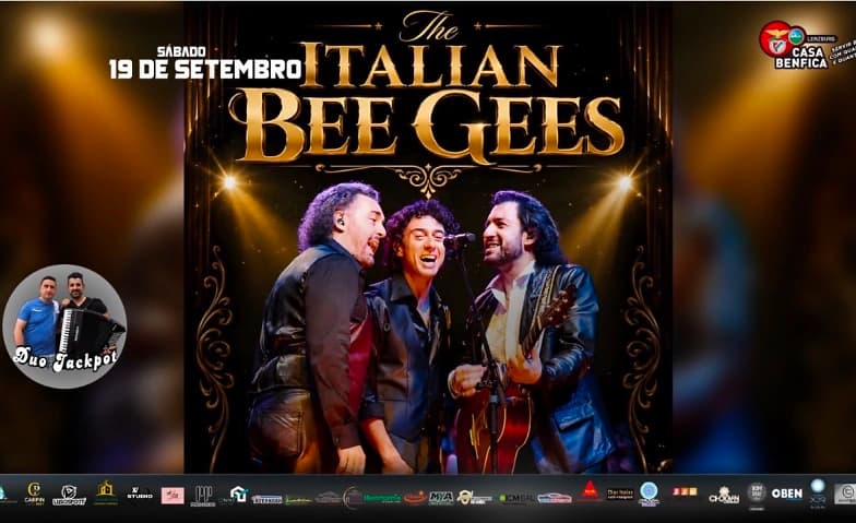 Plakat der Veranstaltung THE ITALIAN BEE GEES – AO VIVO