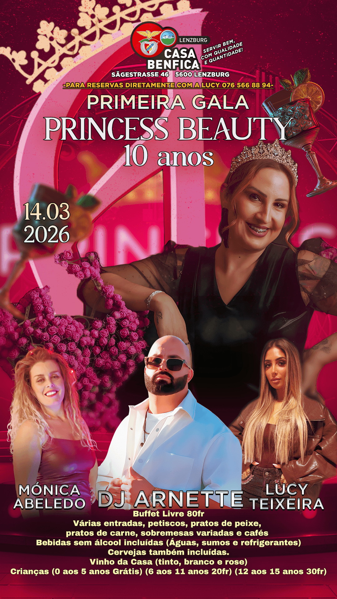 Cartaz do evento Primeira Gala - Princess Beauty